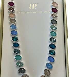 BP| Jewel Candy Necklace 2025 “Frosted Gems” Harvest Luxe- Silver Plating 🔥